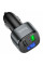 АЗП з FM-модулятором HOCO E67 Fighter QC3.0 18W car BT FM transmitter Black
