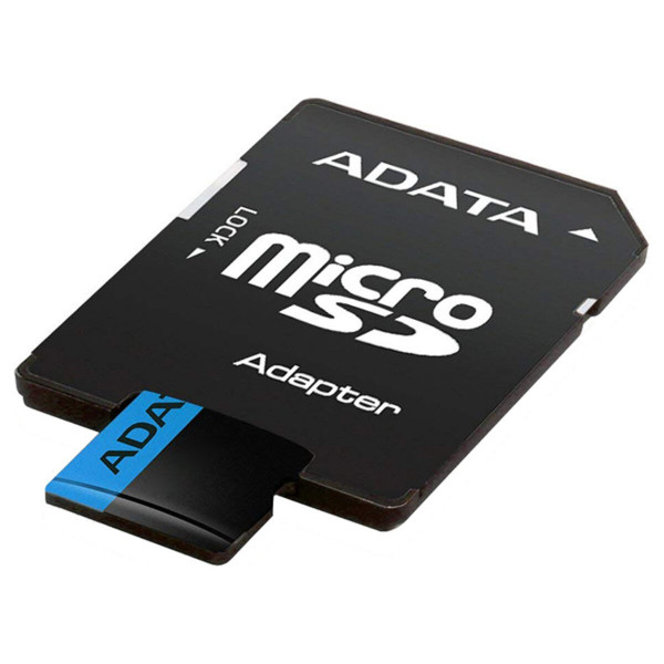 Карта пам'яті microSDHC (UHS-1) A-DATA Premier 32Gb Class 10 A1 (R-100Mb/s)  (adapter SD)