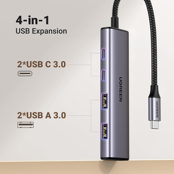 USB-хаб UGREEN 4-Port USB-C Hub
