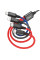 Кабель HOCO X76 USB to iP+Type-C+Type-C+Micro 2A, 1m, nylon, aluminum connectors Black+Red+Blue