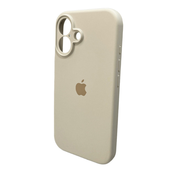 Чохол для смартфона Silicone Full Case AA Camera Protect for Apple iPhone 16 9,Antique White