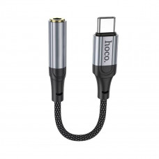 Аудiокабель HOCO LS36 Fresh Digital Type-C to 3.5 audio converter Black