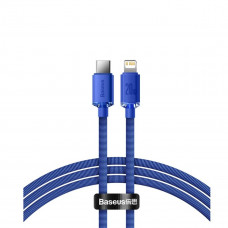 Кабель Baseus Crystal Shine Series Fast Charging Data Cable Type-C to iP 20W 1.2m Blue