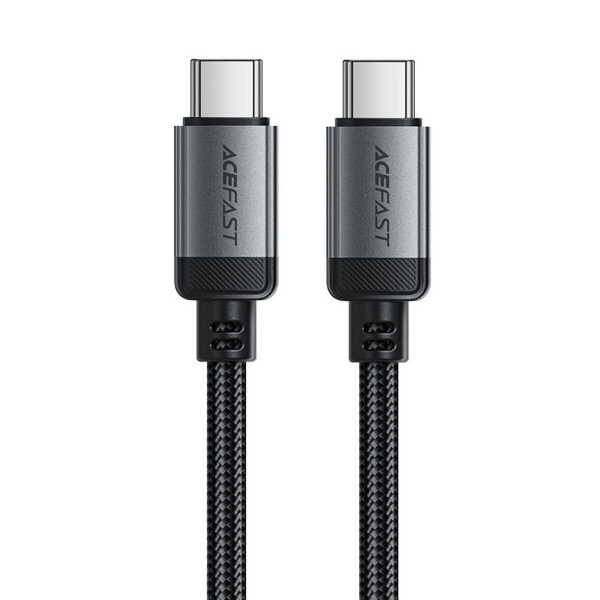 Кабель ACEFAST C20-03 USB-C to USB-C aluminum alloy charging data cable Black