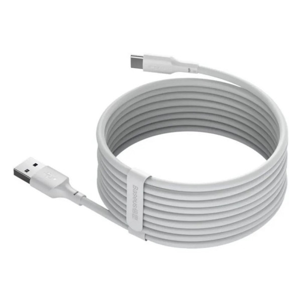 Кабель Baseus Simple Wisdom Data Cable Kit USB to Type-C 5A (2PCS/Set）1.5m White