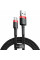 Кабель Baseus Cafule Cable USB For Type-C 2A 3m Red+Black