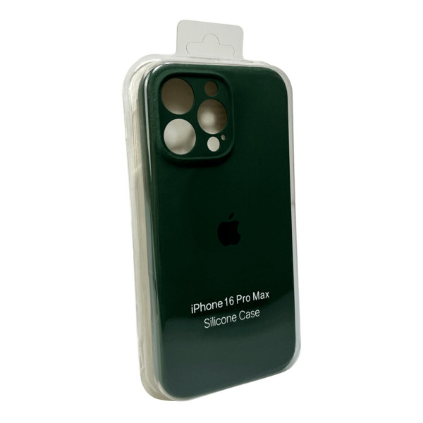 Чохол для смартфона Silicone Full Case AA Camera Protect for Apple iPhone 16 Pro Max 46,Pine Green