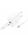 Мережевий зарядний пристрій HOCO C140A Smart single port QC3.0 charger set (Micro)(EU) White