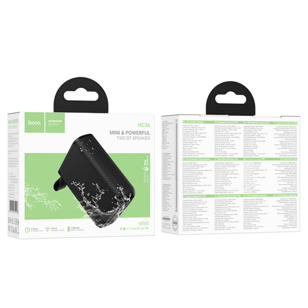 Портативна колонка HOCO HC34 Star BT speaker Black