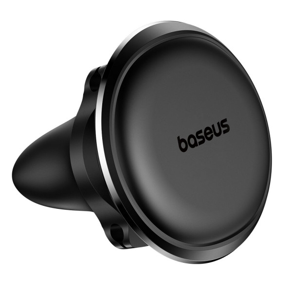 Автотримач для телефона Baseus Magnetic Car Mount Phone Holder with Cable Clip Air Vent Version Cluster Black