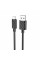 Кабель HOCO X88 Gratified charging data cable for Micro(unpackaged) Black