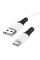 Кабель HOCO X82 USB to Type-C 3A, 1m, silicone, silicone connectors, White