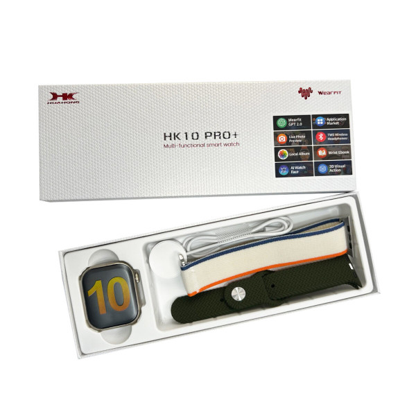 Смарт-годинник HK 10 Pro Plus IP67+Amoled Green