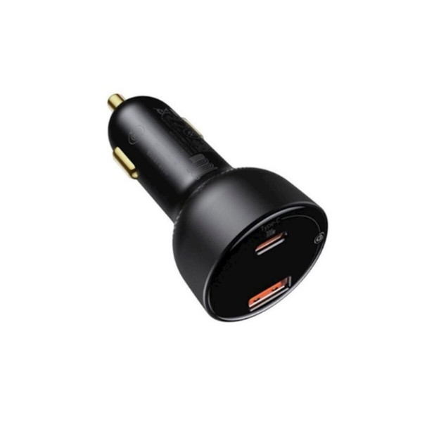 Автомобільний зарядний пристрій Baseus Superme Digital Display PPS Dual Quick Charger Car Charger Black
