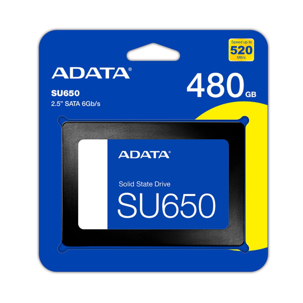 Накопичувач SSD ADATA Ultimate SU650 480GB 2.5" SATA III 3D NAND