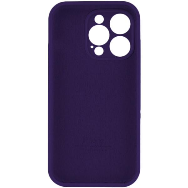 Чохол для смартфона Silicone Full Case AA Camera Protect for Apple iPhone 15 Pro Max 59,Berry Purple