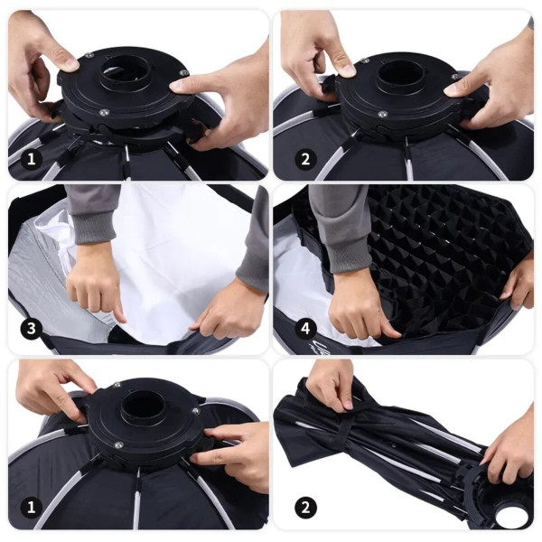 Софтбокс Ulanzi Vijim DS60 Octagonal Soft Box with Bowens Mount (UV-L067 DS60)