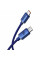 Кабель Baseus Crystal Shine Series Fast Charging Data Cable Type-C to Type-C 100W 1.2m Blue