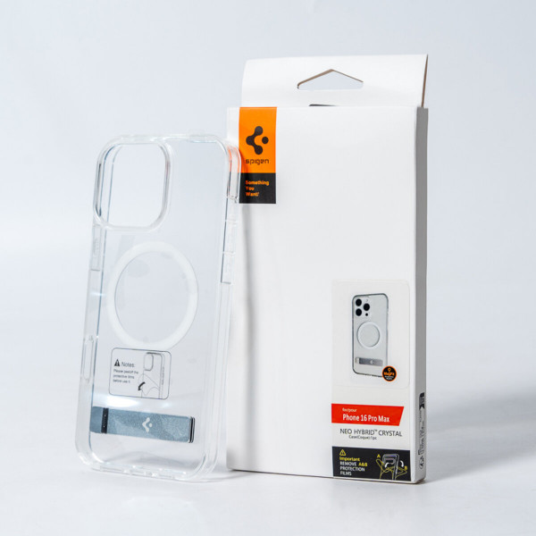 Чохол Spigen AAA Magnetic Clear Stand for Apple iPhone 15 Pro Transparent