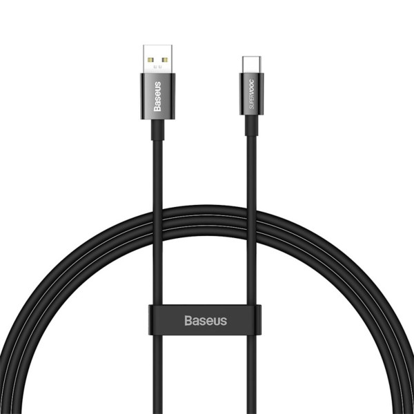 Кабель Baseus Superior Series (SUPERVOOC) Fast Charging Data Cable USB to Type-C 65W 1m Black