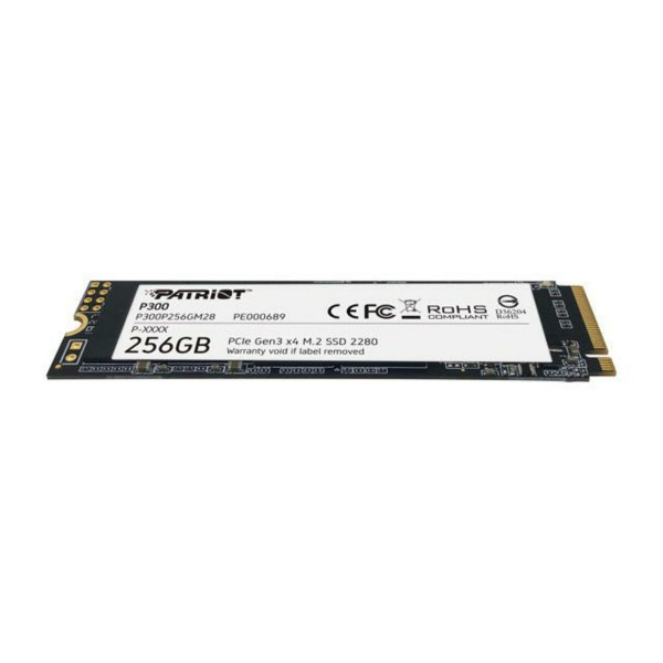 Накопичувач SSD M.2 Patriot P300 256GB NVMe 2280 PCIe 3.0 3D TLC