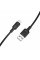 Кабель BOROFONE BX113 Lenny silicone charging data cable Micro(L=3M) Black