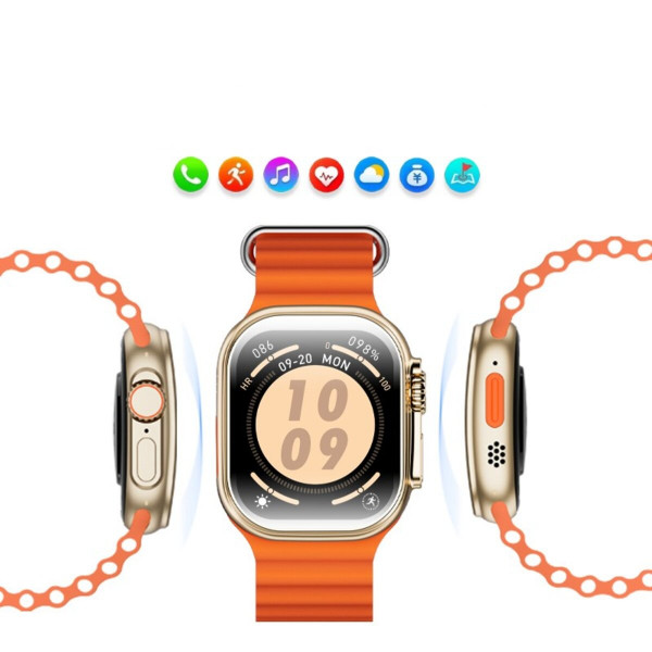 Смарт-годинник W&O X10 Ultra 3 IP67 Gold