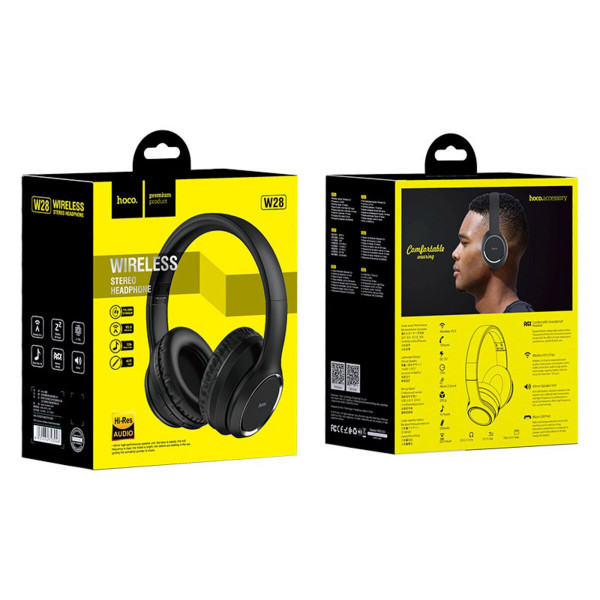 Бездротові навушники HOCO W28 Journey wireless headphones Black