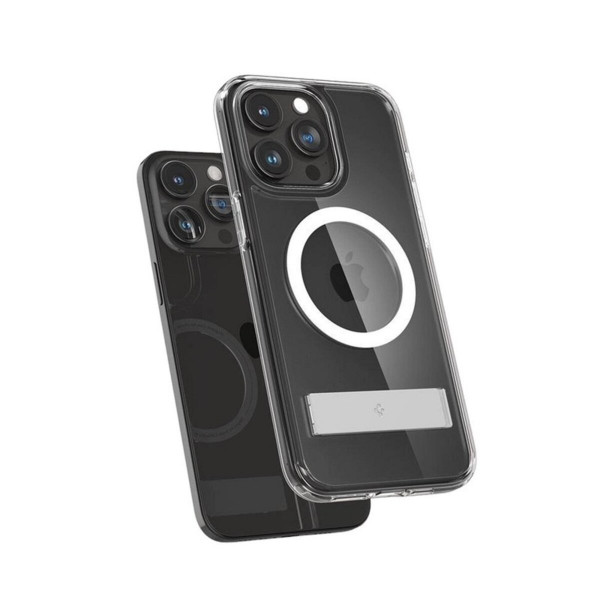 Чохол Spigen AAA Magnetic Clear Stand for Apple iPhone 15 Pro Transparent