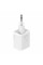 Мережевий зарядний пристрій з кабелем Baseus Super Si Quick Charger 1C 25W EU Sets White（ Mini White Cable Type-C to Type-C 3A 1m White）