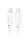 Кабель ACEFAST C3-01 Type-C to iP 3A, 30W, TPE, TPE connectors, White