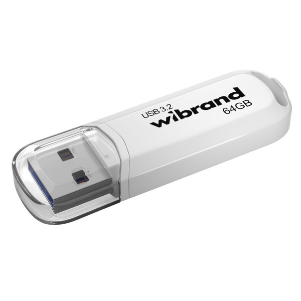 Флеш-накопичувач Wibrand USB 3.2 Gen1 Marten 64GB White
