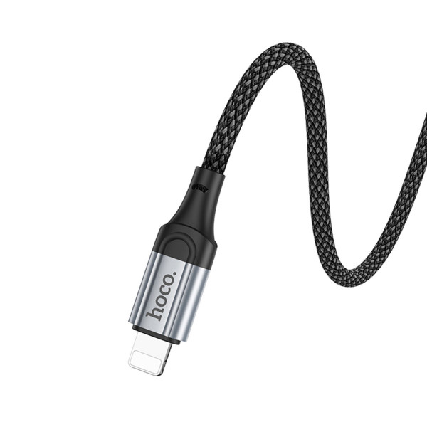 Аудiокабель HOCO UPA26 Fresh digital audio conversion cable iP Black