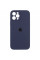 Чохол для смартфона Silicone Full Case AA Camera Protect for Apple iPhone 12 Pro Max 7,Dark Blue