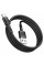 Кабель HOCO X83 USB to Type-C 3A, 1m, PVC, PVC connectors, Black