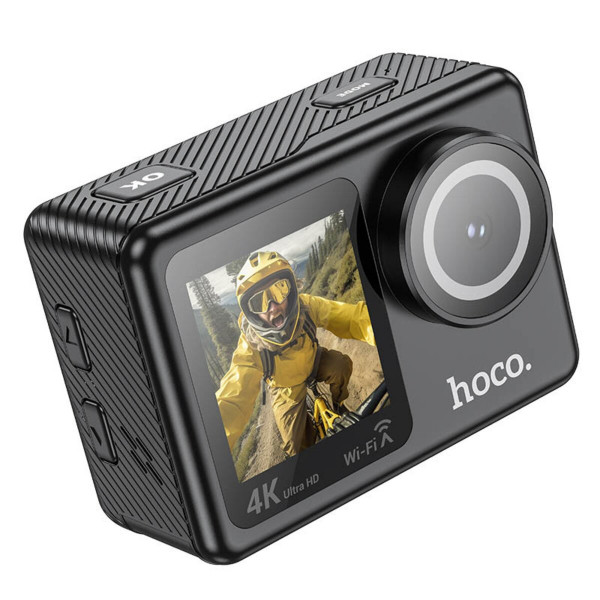 Екшн камера HOCO DV101 dual color screen sports camera Black