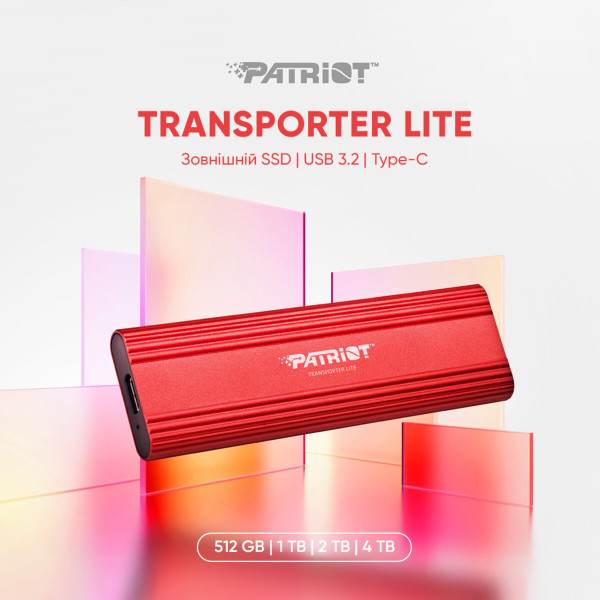 Портативний SSD Patriot Transporter Lite 2TB Type-C