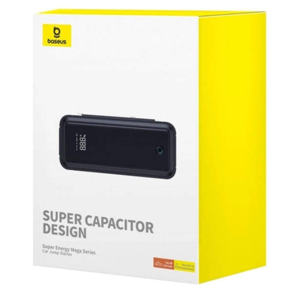 Автомобільний пуско-зарядний пристрій Baseus Super Energy Mega Series Supercapacitor Car Jump Starter 3000A Twilight Grey