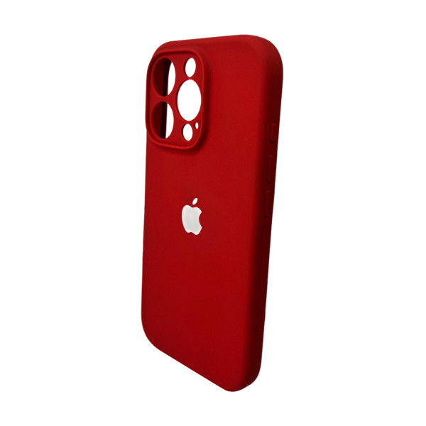 Чохол для смартфона Silicone Full Case AA Camera Protect for Apple iPhone 16 Pro 20,China Red