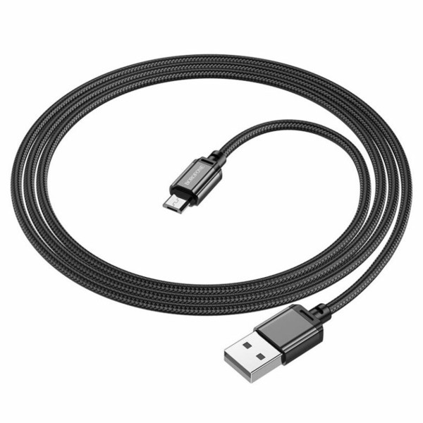 Кабель BOROFONE BX87 Sharp charging data cable for Micro(unpackaged) Black