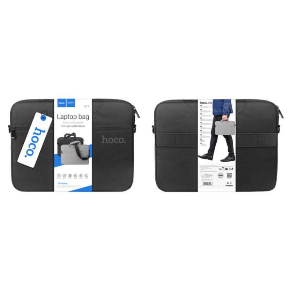 Сумка для ноутбука HOCO GT1 Simple series laptop bag(14 inches) Black