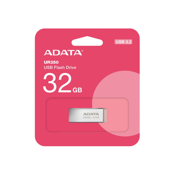 Флеш-накопичувач ADATA USB 3.2 UR 350 32Gb Silver/Beige
