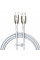 Кабель Baseus Glimmer Series Fast Charging Data Cable USB to Type-c 100W 1m White