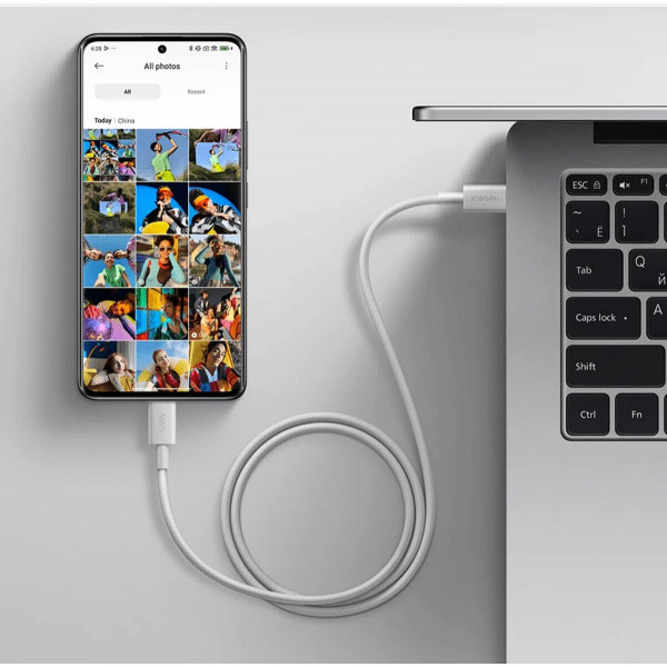 Кабель Xiaomi 6A Braided USB-C to USB-C Cable (1m)