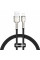 Кабель Baseus Cafule Series Metal Data Cable USB to IP 2.4A 0.25m Black
