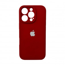 Чохол для смартфона Silicone Full Case AA Camera Protect for Apple iPhone 16 Pro 20,China Red