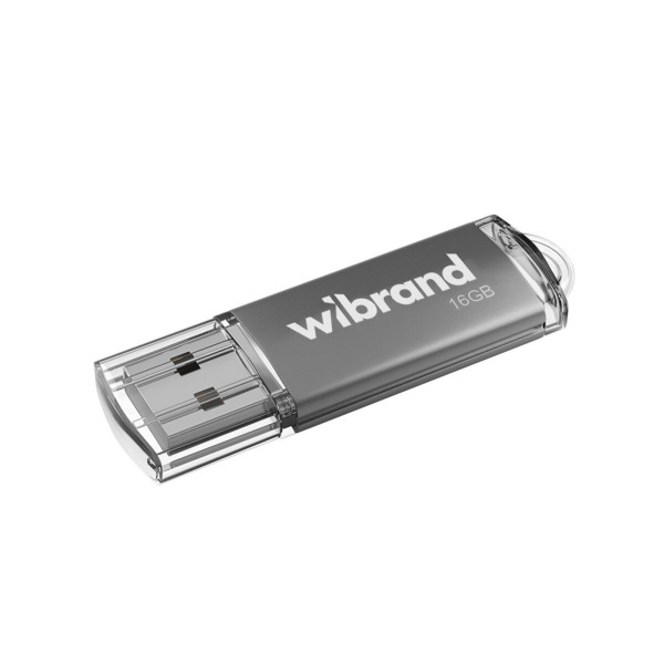 Флеш-накопичувач Wibrand USB 2.0 Cougar 16Gb Silver
