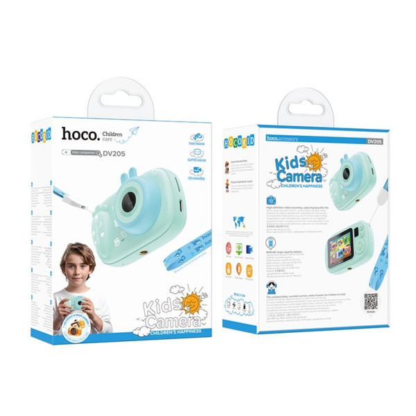 Камера для дітей HOCO DV205 Dual-camera children camera Blue