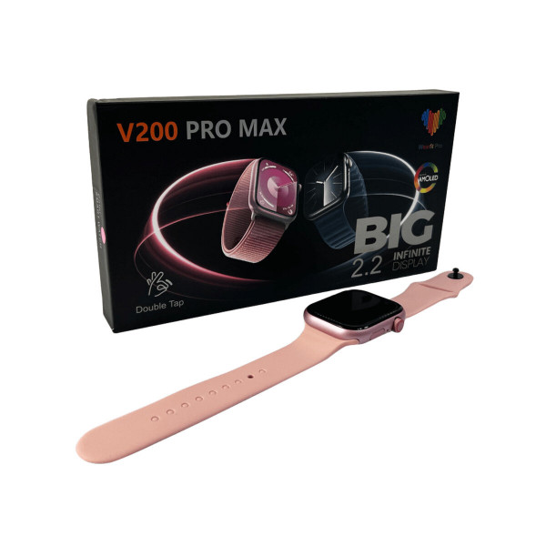 Смарт-годинник BIG V200 Pro Max IP65 Pink