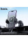 Автотримач для телефона HOCO HW32 Crown push-type wireless charging car holder (center console) Black Metal Gray